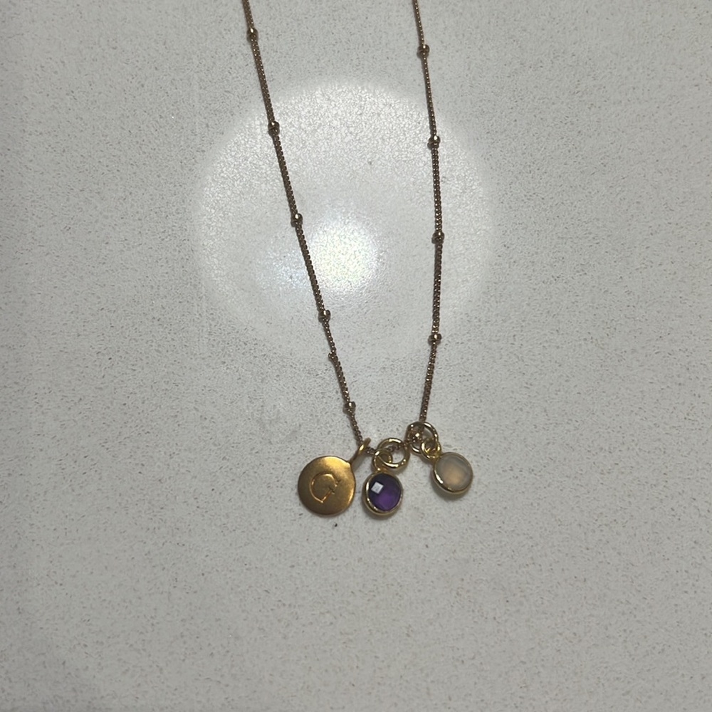 Kt Collection Nyc, Custom Initial Charm Necklace - image 5